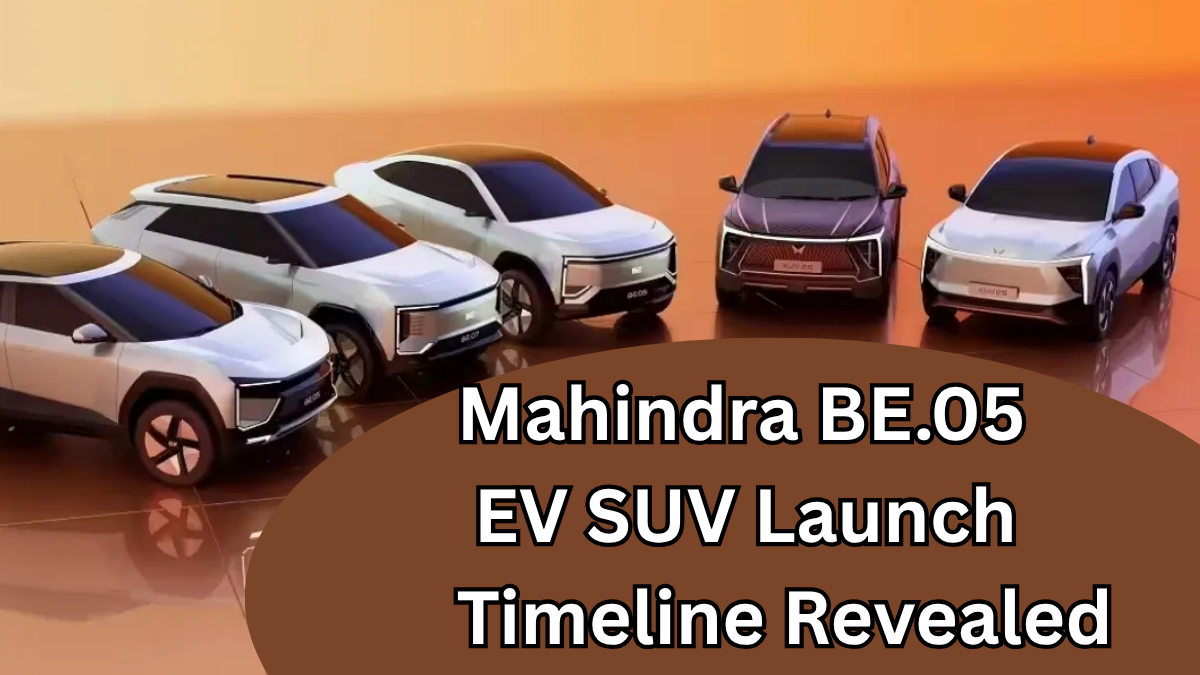 Mahindra BE.05 EV SUV Launch Timeline Revealed – Made in India