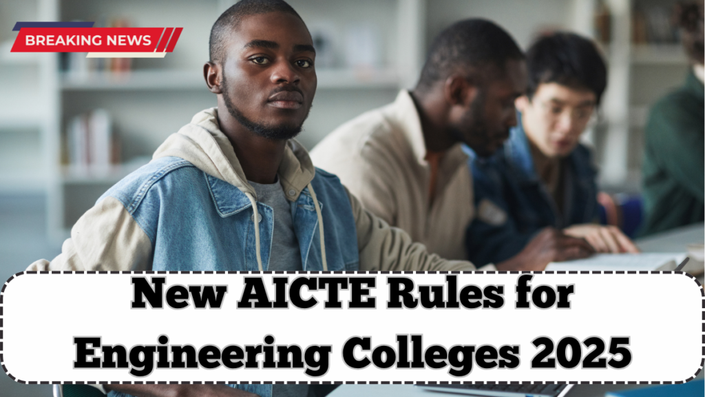 New AICTE Rules for Engineering Colleges 2025 – What Students Must Know