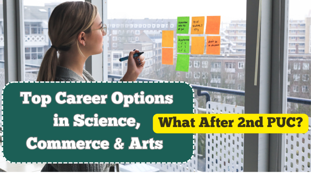What After 2nd PUC? Top Career Options in Science, Commerce & Arts in 2025
