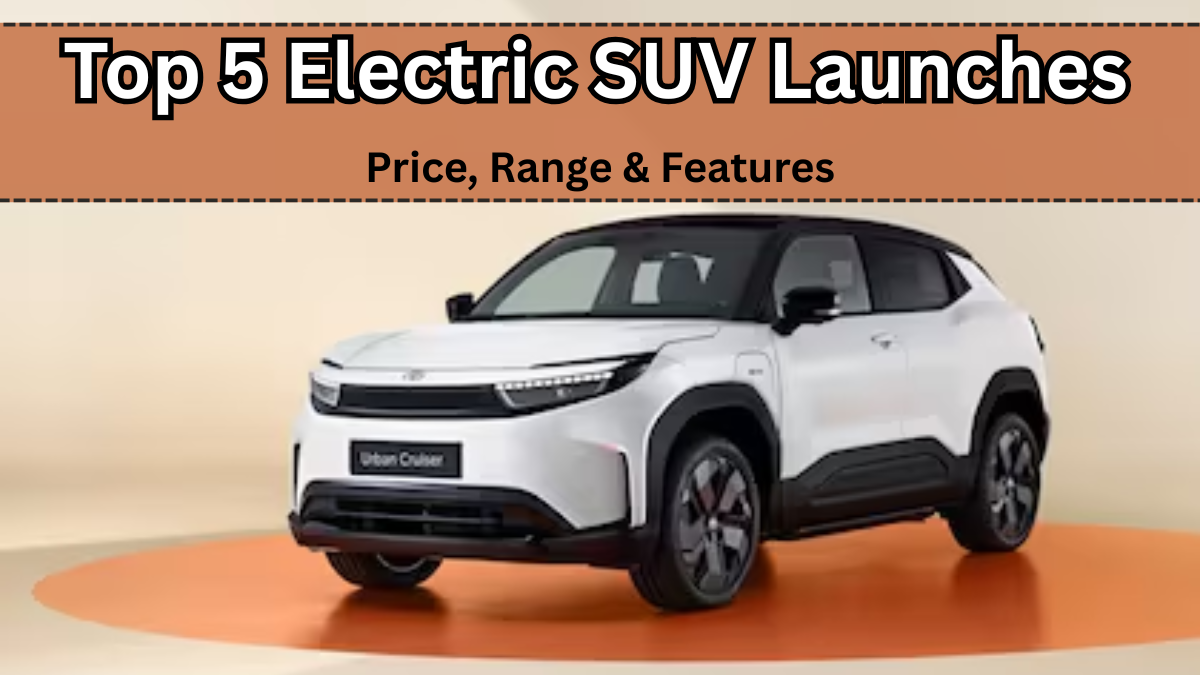 Top 5 Electric SUV Launches in 2025 – Price, Range & Features